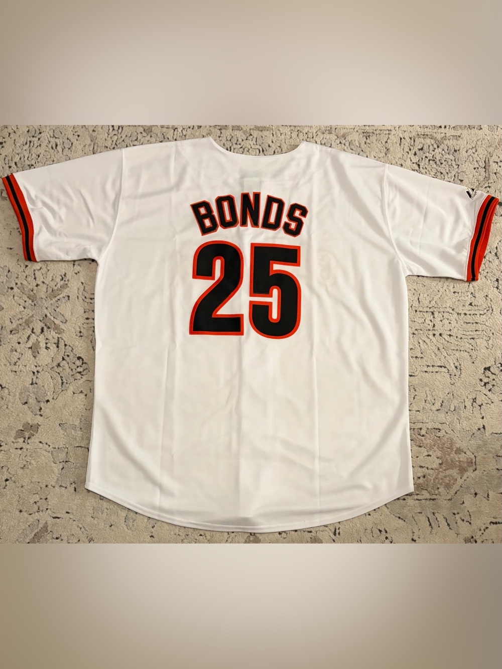 Majestic Authentic San Francisco Giants Barry Bonds #25 MLB Jersey Men’s Sz: XXL - Picture 5 of 6